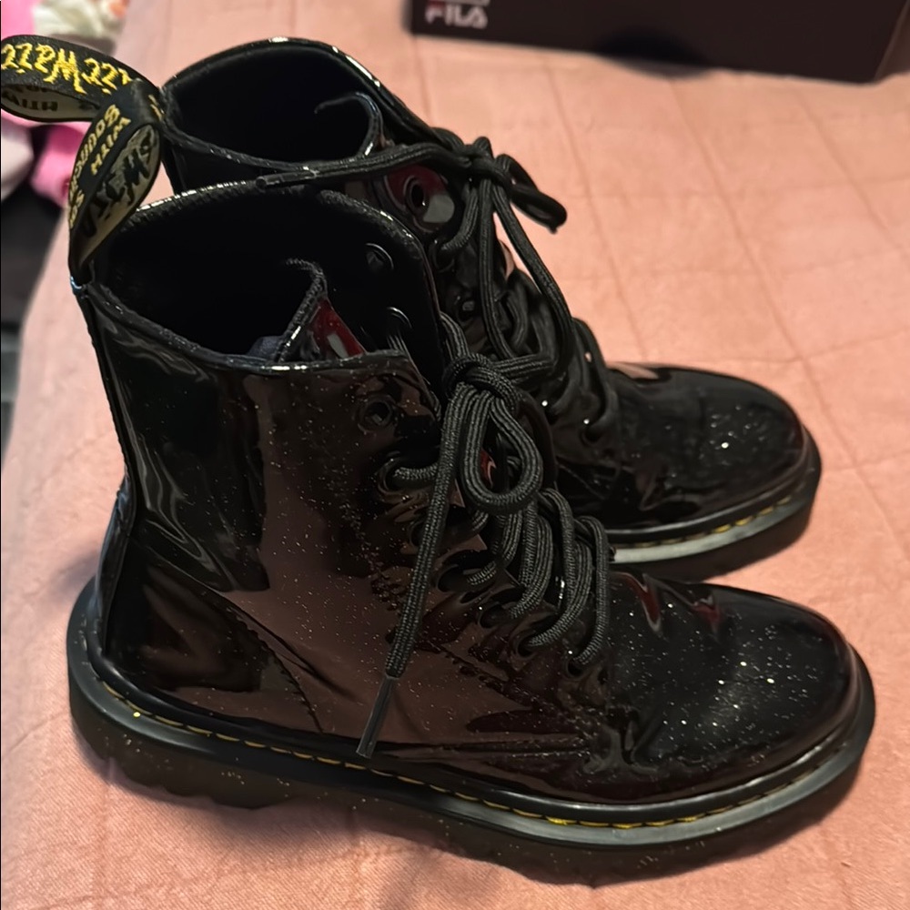 Dr. Martens Kids Black Boots